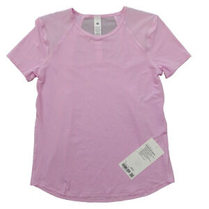New Lululemon Size 2 Sculpt Short Sleeve Shirt Classic Fit VITP Vita Pink